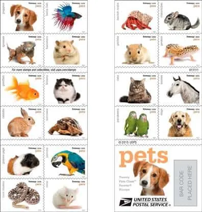 Fwd_ 20 Pets get USPS First-Class Stamp of Approval in 2016