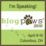 press mentions-BlogPaws2010-SpeakingBadge-160x160