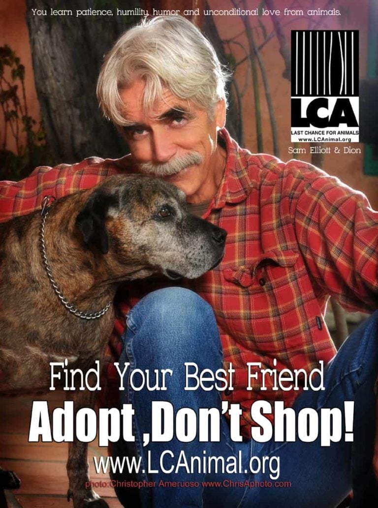 Sam Elliott Promotes Adopt, Don’t Shop Campaign