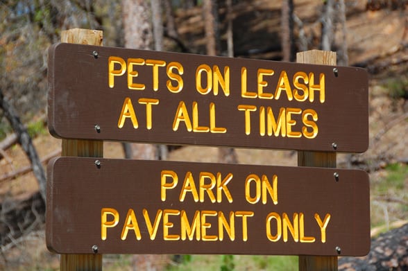 are dogs allowed in state parks in texas