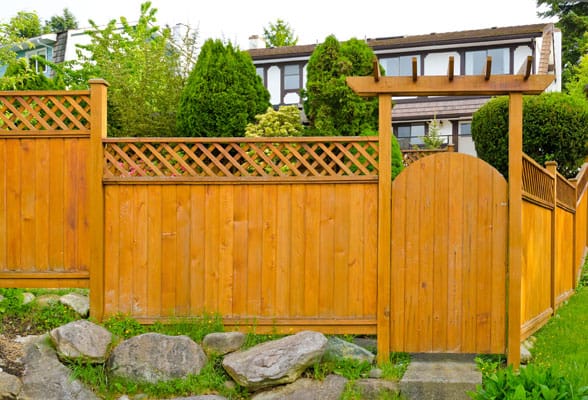 Rebuild and repair your fence to keep your dog in.