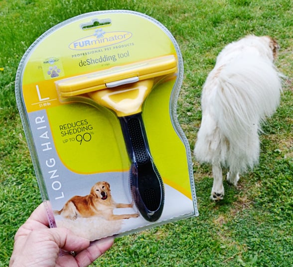furminator deshedding tool for long hair dogs