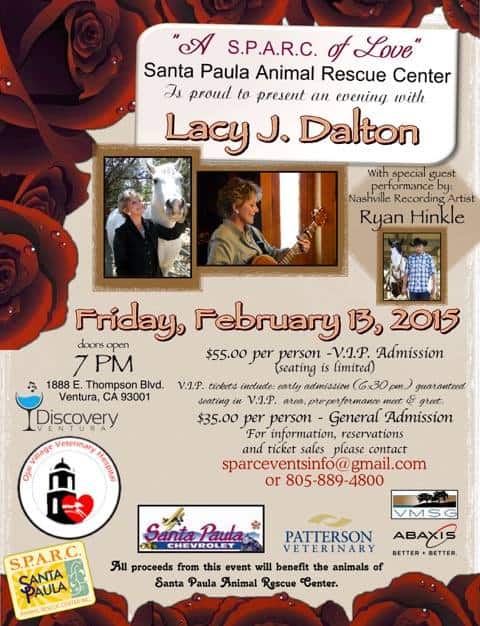 Singer Lacy J. Dalton Helps Santa Paula Animal Rescue Center