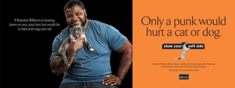 Brandon Williams Poses for Show Your Soft Side Campaign