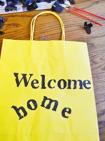 welcome home bag