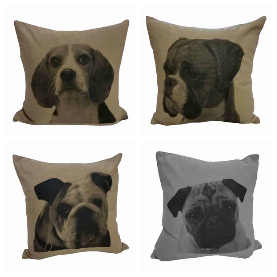 custom pet photo pillow