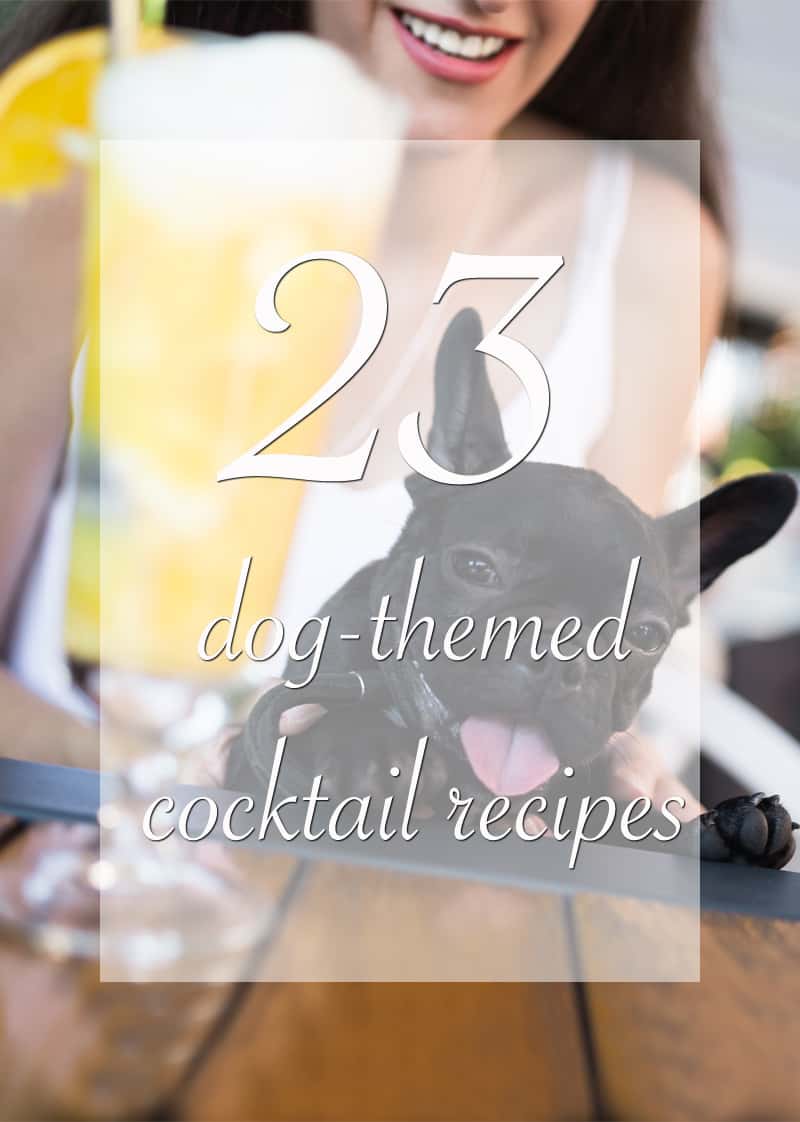 23 dog themed cocktail recipes