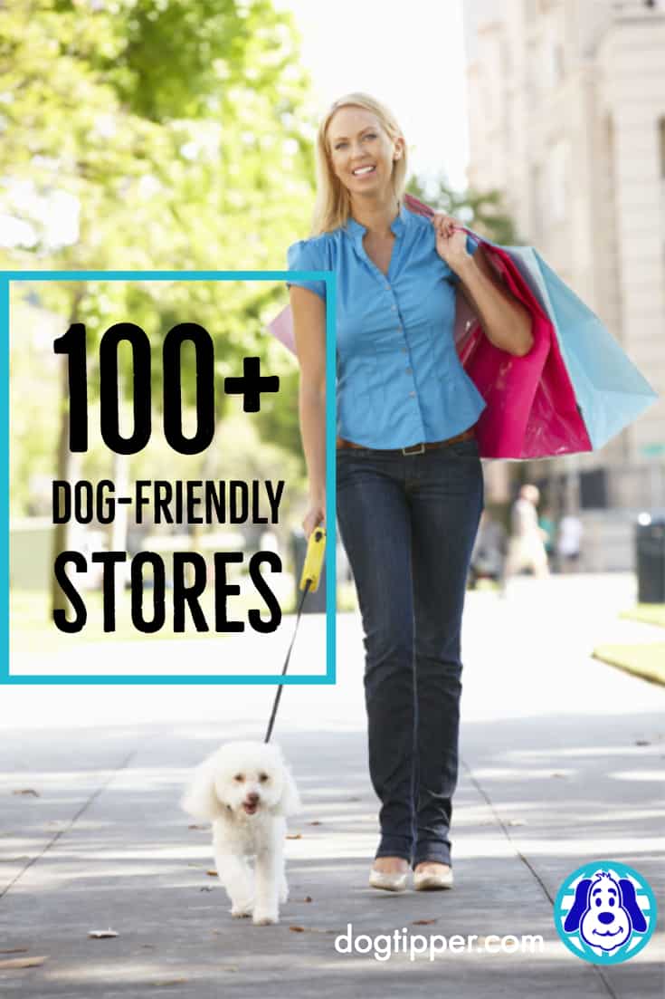 list of 100 dog friendly stores