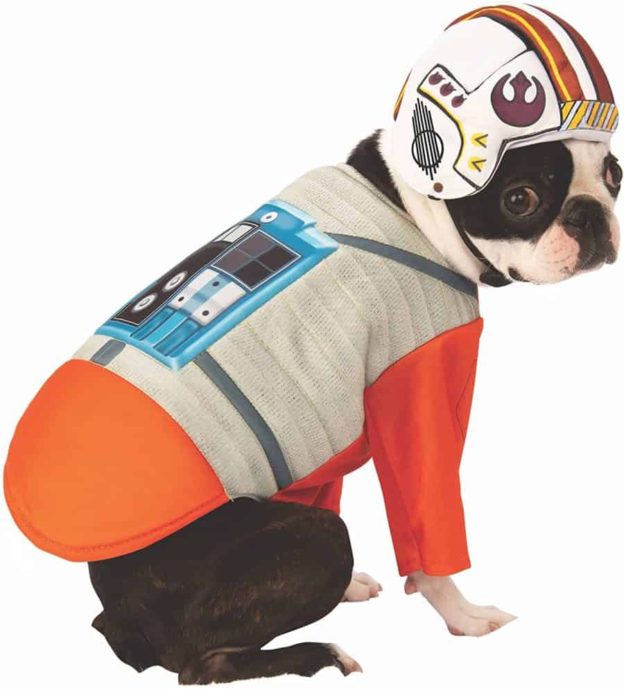 Star Wars X-Wing pilot dog costume
