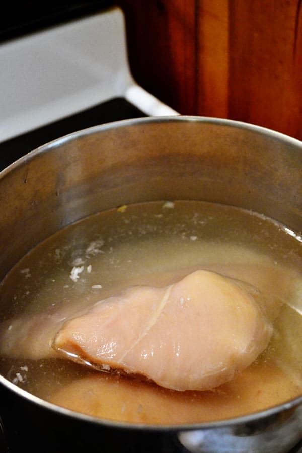 cooking white rice and chicken breasts