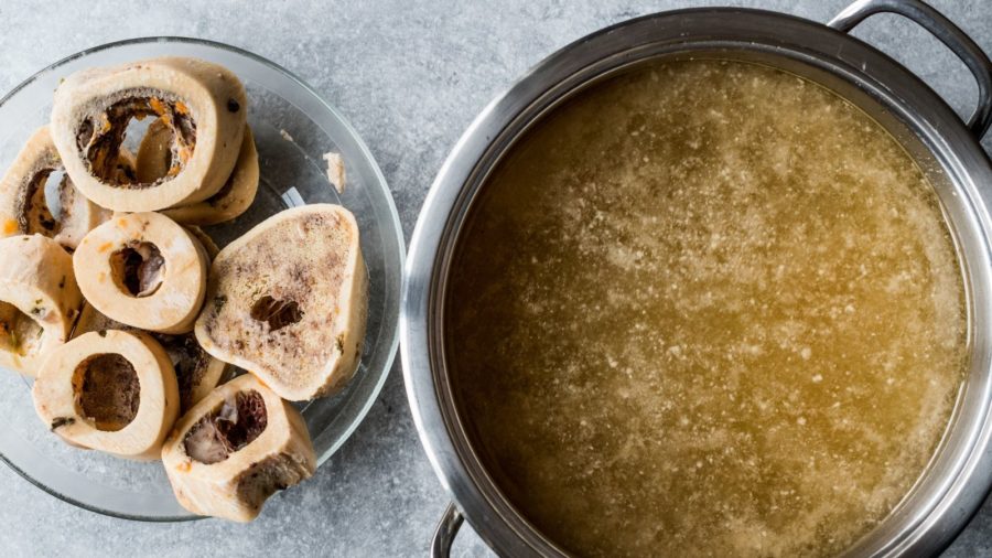 making beef bone broth for dogs