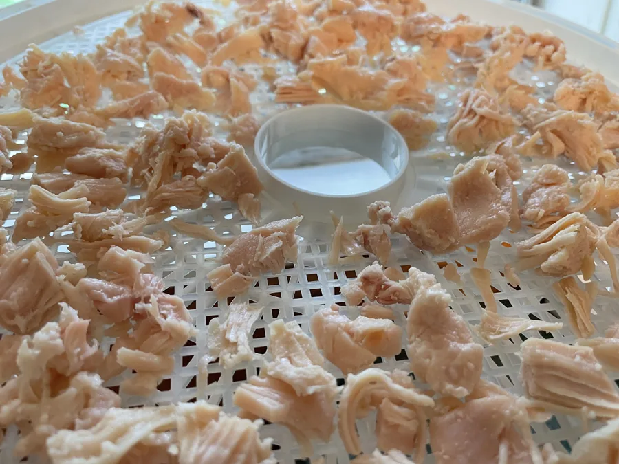 dehydrating chicken for dogs