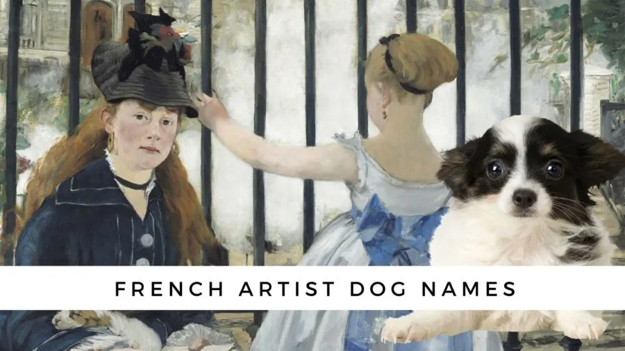 French artists as dog names