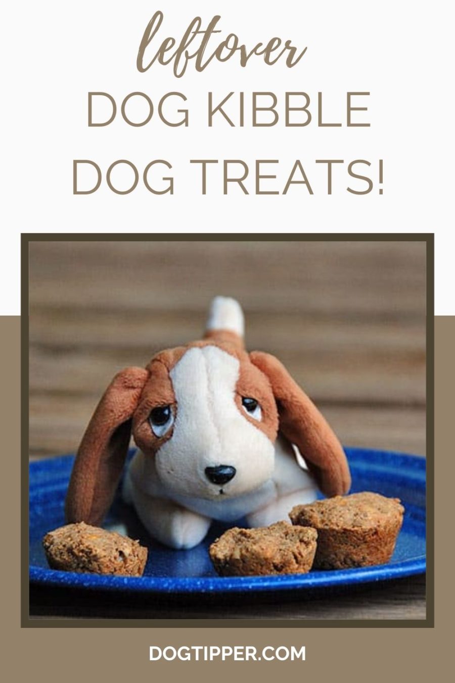 Leftover dog kibble dog treats - 2 recipes
