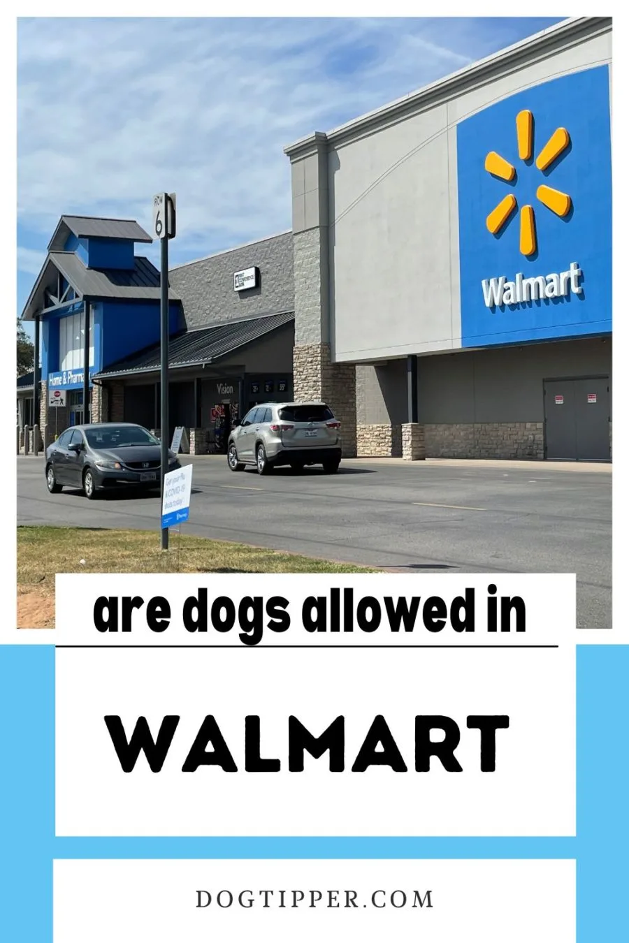 Are dogs allowed in Walmart?
