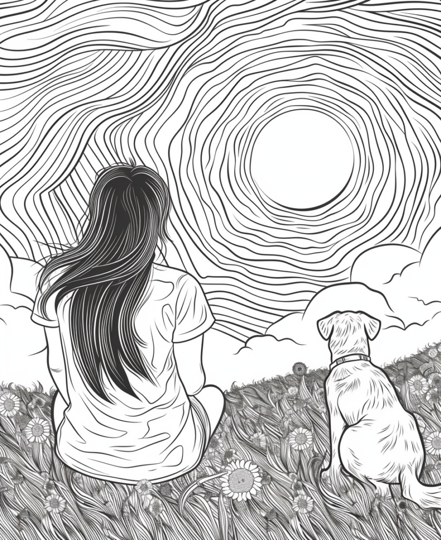 coloring page from Eclipse Coloring Book
