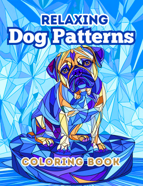 Relaxing Dog Patterns Coloring Book